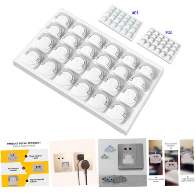 24 Pieces Socket Protection Plug