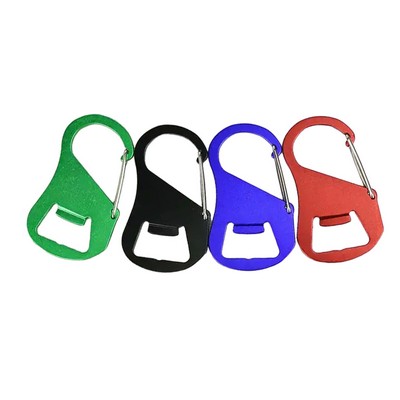 Carabiner Bottle Opener Keychain - Multi-Tool for Easy Access