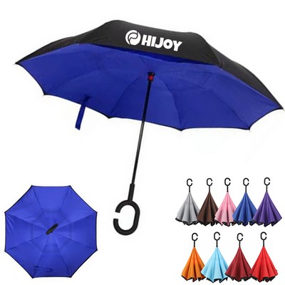 Reverse Umbrella With C Handle