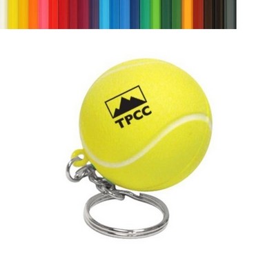 Tennis Ball Stress Ball Key Chain