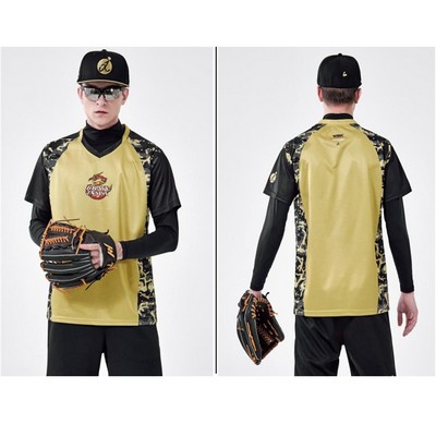 Premium Sublimation Crew Neck Raglan Baseball Jersey - Men, Kids