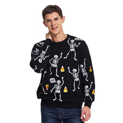 Custom Halloween Jacquard Ugly Sweater