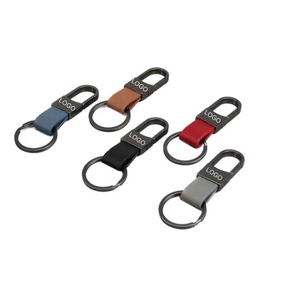 Glamorous Style Genuine Leather Keychain