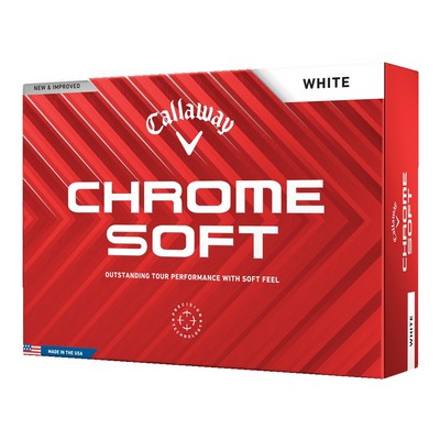 Callaway Chrome Soft Golf Balls - White