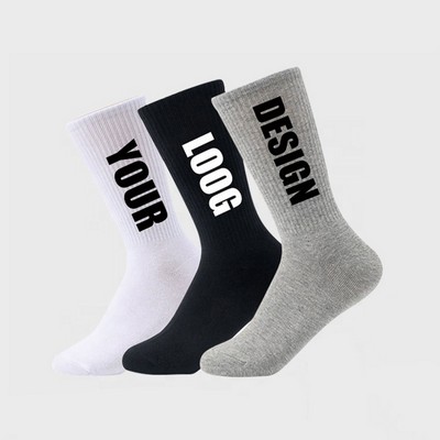 Mid Calf Cotton Socks