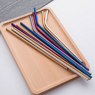 Stainless Steel Straw 6MM x 266MM - Colour