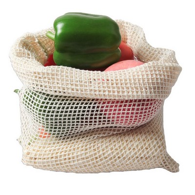 Reusable Cotton Mesh Grocery Bag