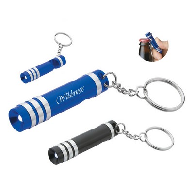 Aluminum LED Key Light With Bottle Opener