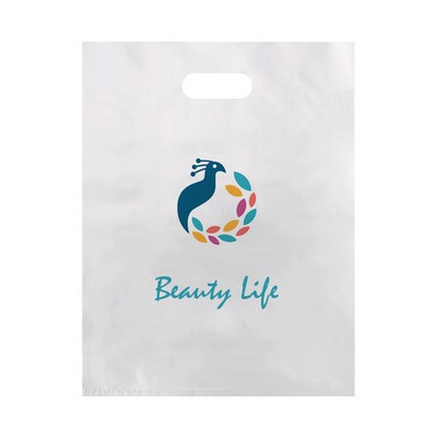 5.9"x7.9" 2.4mil Merchandise Bags with Die Cut Handles for Boutique Bag Shopping Cloth Bags