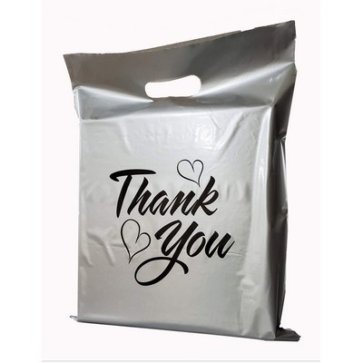 19.7"x23.6" 2.4mil Merchandise Bags with Die Cut Handles for Boutique Bag Shopping Cloth Bags