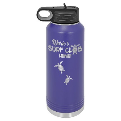 Polar Camel 40oz Purple Stainless Steel Water Bottle