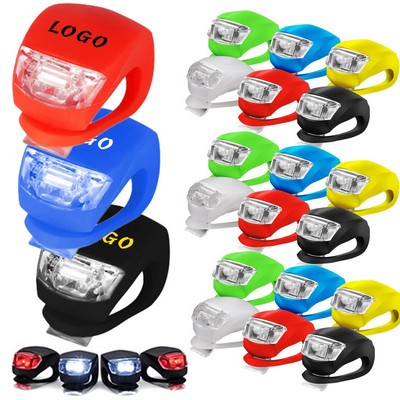 Waterproof Silicone LED Bike Safety Light