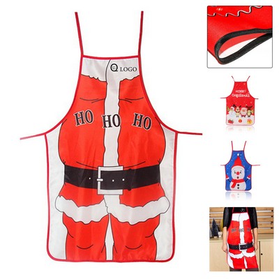 Polyester Christmas Apron