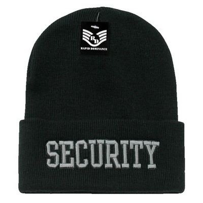 Rapid Dominance Security Public Safety Knit Cap Beanie w/Cuff