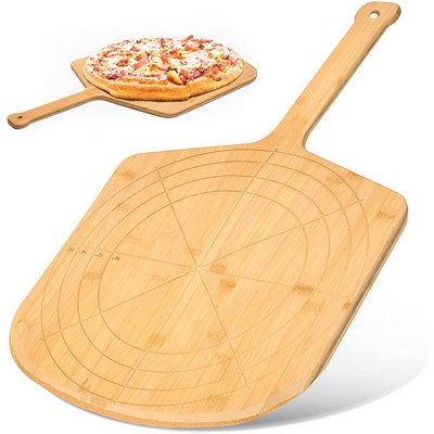 Bamboo Pizza Cutting Board and Serving Tray