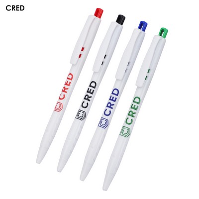 Plastic Click Top Ball Point Pen