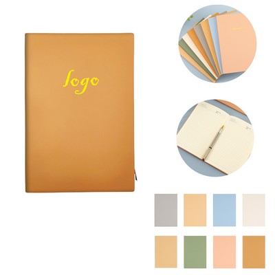 MOQ50 A5 Faux Leather Notebook