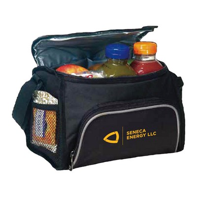 Lunch Cooler Bag w/ Pockets & Shoulder Strap