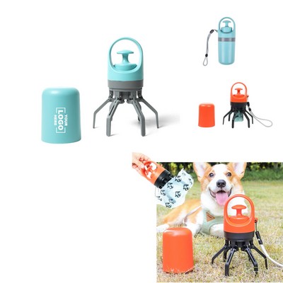 Portable Dog Poop Scooper with Bag Dispenser