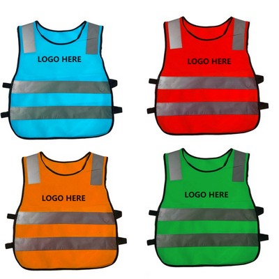 Child Safety Visibility Vest For Running Cycling Walking