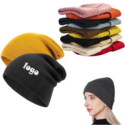 Warm Thermal Knit Winter Beanie Hat