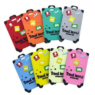 PVC Creative Suitcase Tag