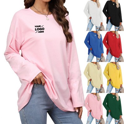 Women's Oversized Loose Long Sleeve Shirts