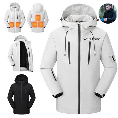 5 Zone Heating Jacket Hoodie Coat