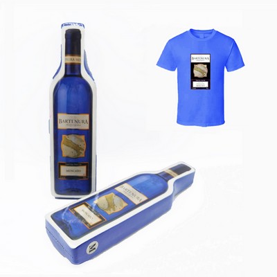 Bottle Shape Compressed T Shirt