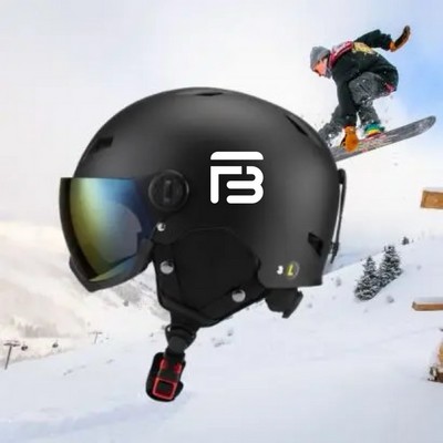 Ski Helmet With Goggles