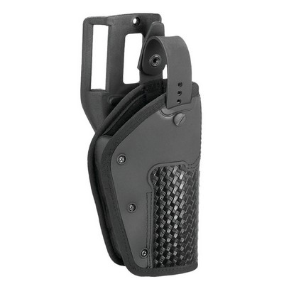 Synthetic Leather Basket Weave Universal Gun Holster (Right)