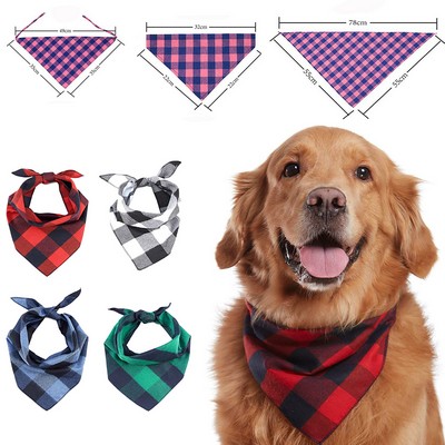 100% Cotton Pet Drool Towel Pet Scarf Bib