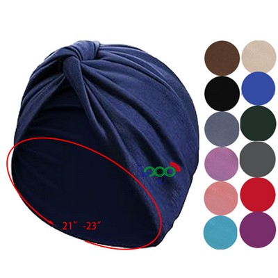 Cute Pre Tied Knot Fashion Turban Hat