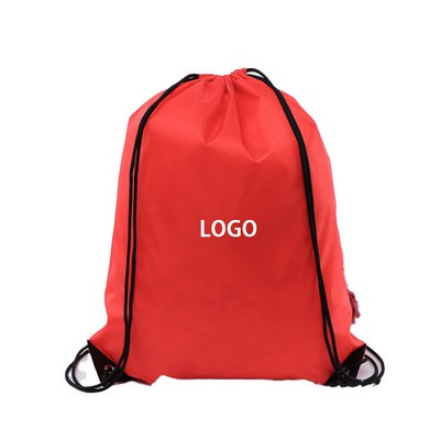 Polyester Drawstring Bags Backpack