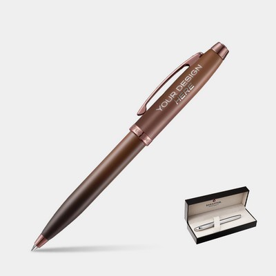 SHEAFFER® 100 Coffee Edition PVD Trim Executive Ballpoint Pen w/ Gift Box