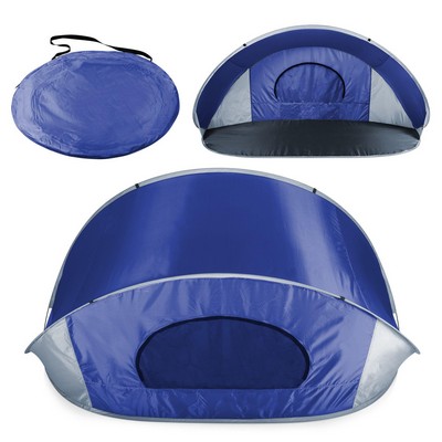 Oniva Manta Portable Beach Tent Blue w/Gray Accents