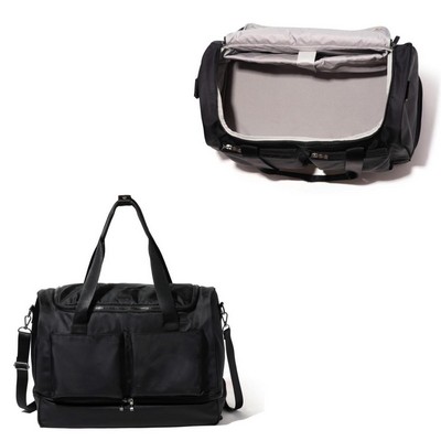 Baggallini® Deluxe Fifth Avenue Weekender Bag - Black Twill