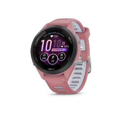 Garmin® Forerunner 265S Running Smartwatch Light Pink/Whitestone