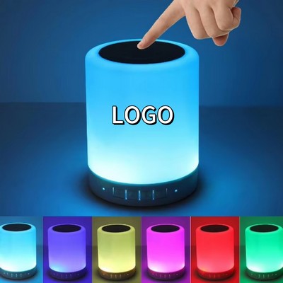 6 Colors Bluetooth Speaker With Luminous Light