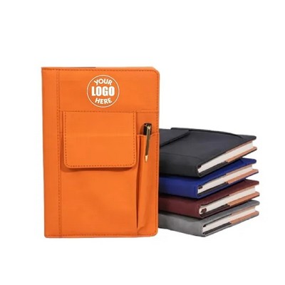 A5 Premium Notebook with Pockets