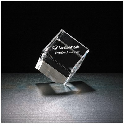 3" Cube Series, Clipped Cube Multi-Faceted Award