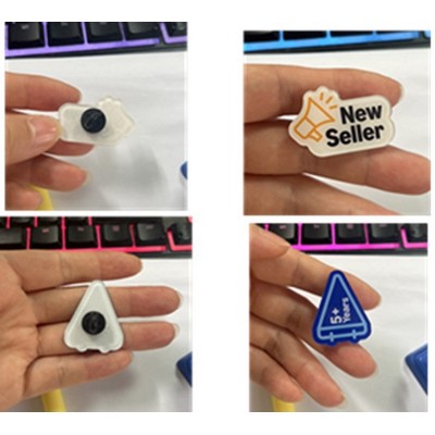 Custom-Shaped Acrylic Full-Color Lapel Pin