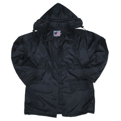 Nylon Parka w/Zip Off Hood - Imported