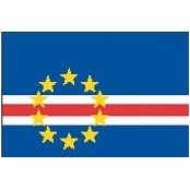 4'x6' Cape Verde U.N. Nylon Outdoor Flag - Style B