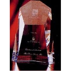 5¼"x7½" Crystal Series Crystal Soho Award