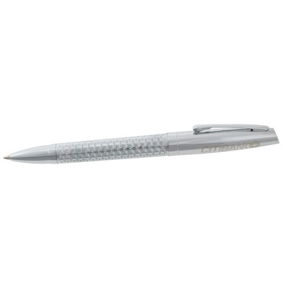 Diamond-Cut Wave Design Ballpoint Pen