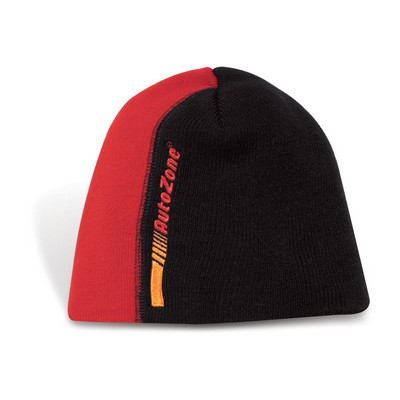 Cormack Off Center 2 Tone Design Beanie