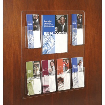 Wall Mounted Sign & Brochure Rack