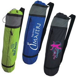 Deluxe Yoga Bag With Large Zipper Front Pocket