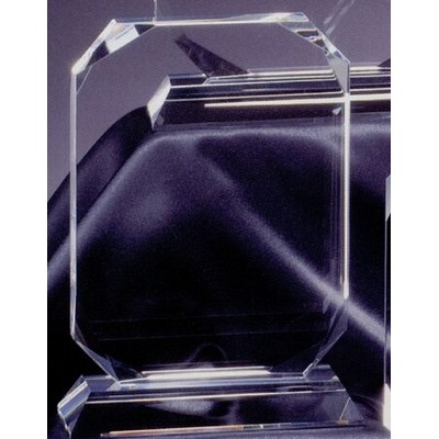 Magic Optical Crystal Medium Octagon Upright Billboard Award